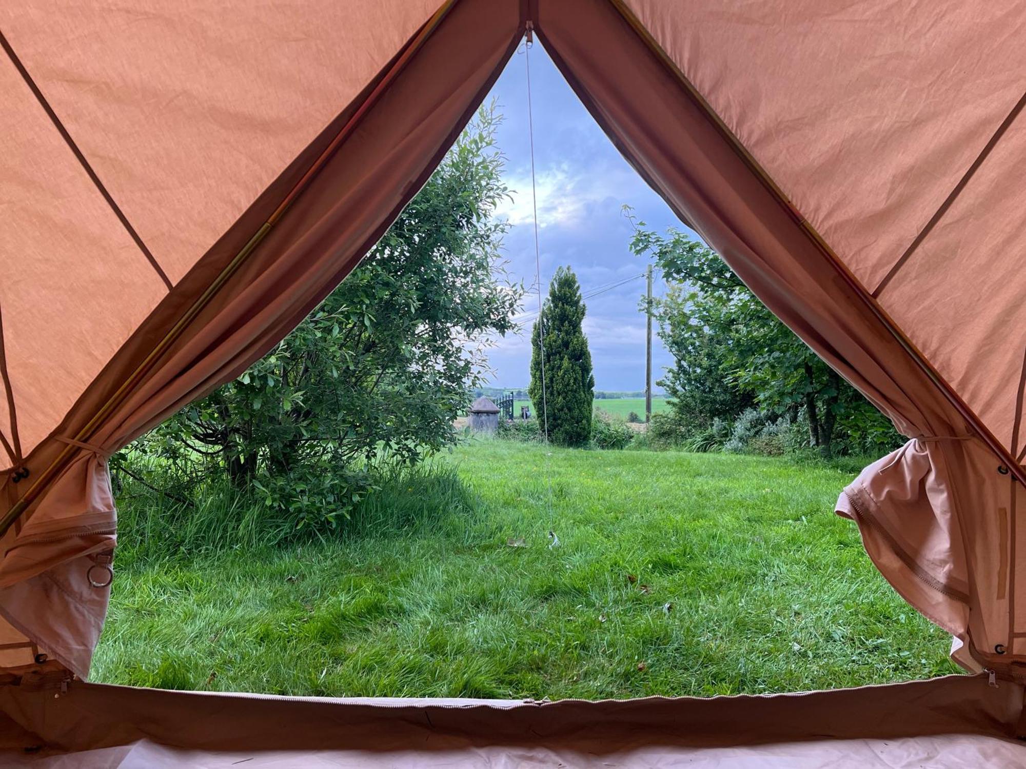Bluebell Tent At Ballyward Croft Ardkeen Exteriör bild
