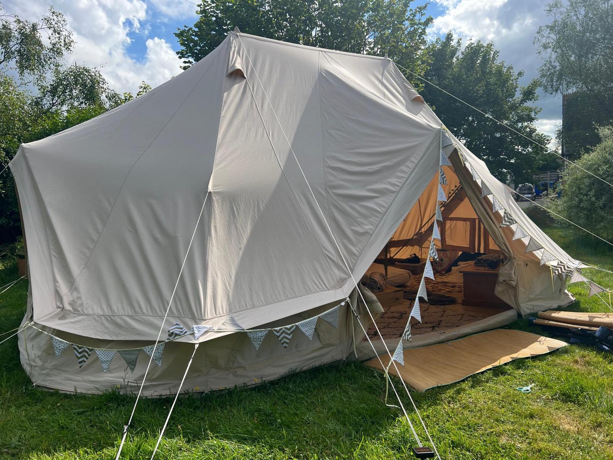 Bluebell Tent At Ballyward Croft Ardkeen Exteriör bild