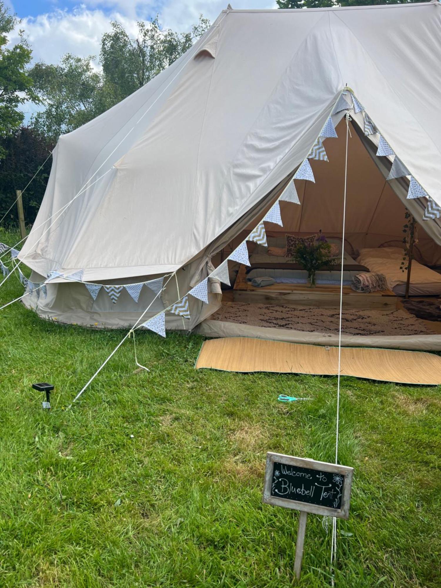 Bluebell Tent At Ballyward Croft Ardkeen Exteriör bild