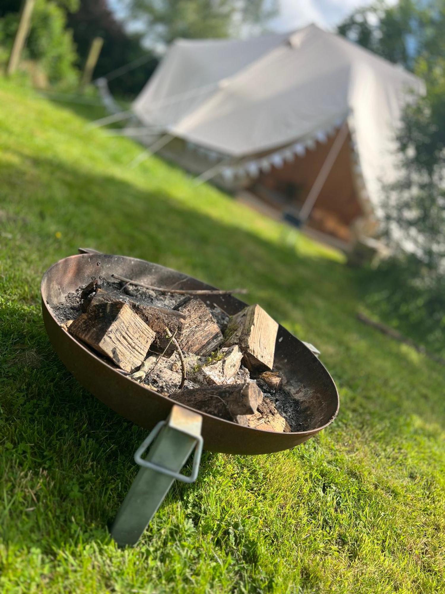 Bluebell Tent At Ballyward Croft Ardkeen Exteriör bild
