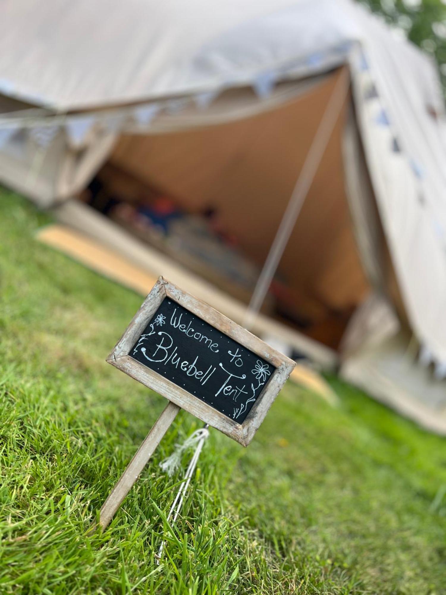 Bluebell Tent At Ballyward Croft Ardkeen Exteriör bild